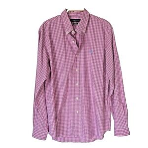 Ralph Lauren Men's Button Down Shirt Stretch XL Preppy Classic